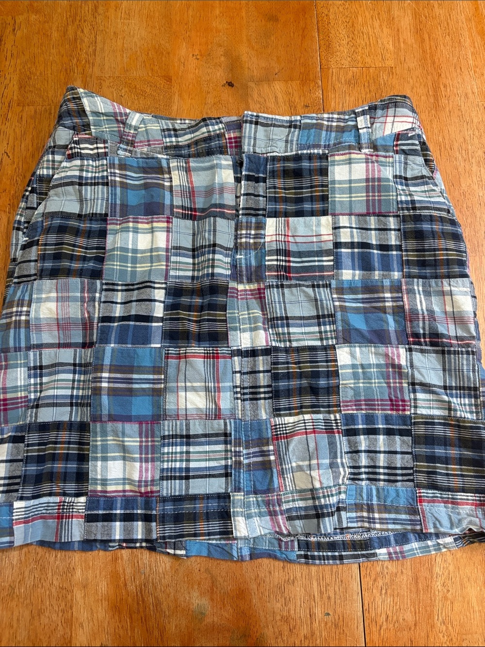 MERONA MADRAS PLAID SKIRT